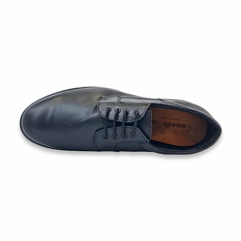 Zapatos Para Diabeticos Hombre Piel Napa Suela Antideslizante Y Plantilla Extraible 7705 Negro, de Comodosan