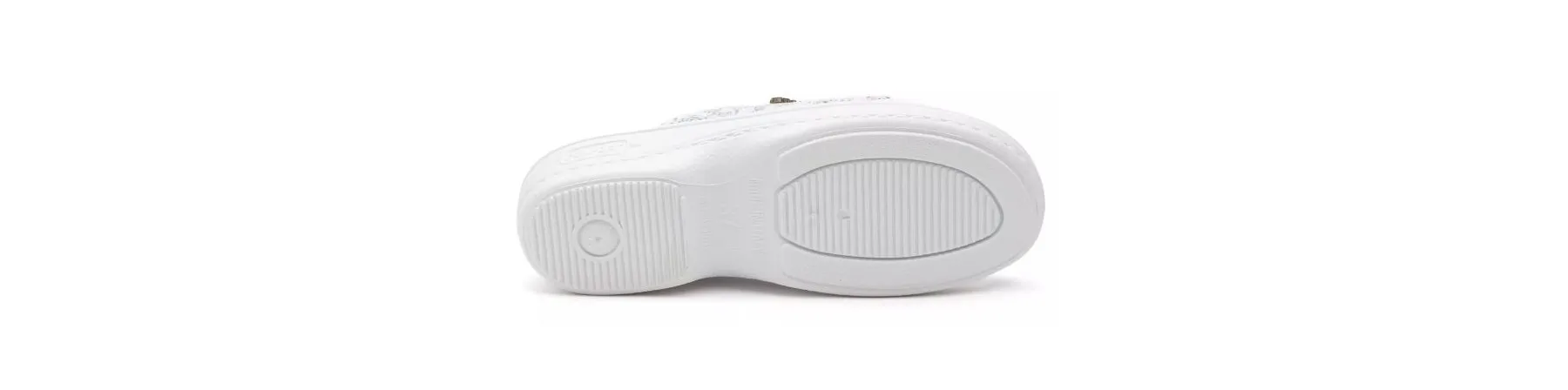 ZUECOS CÓMODOS MUJER BLANCOS MOD. MINERVA